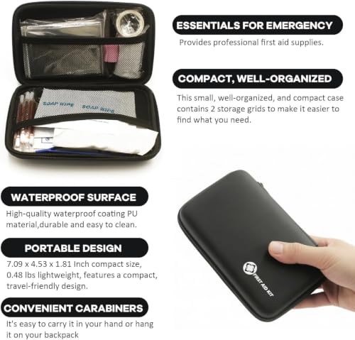 Mini Waterproof Portable First Aid Kit for Home Car Travel Hiking - Monoki
