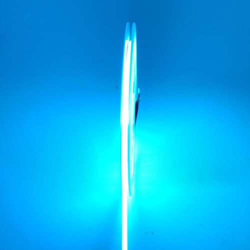 Boarda-Lighting Ice Blue COB LED Strip,12V 3mm 400LEDs/m RA>90 High CRI Tape Light, Cuttable Flexible,16.4FT 2000LEDs IP30 COB LED Light for Indoor House Kitchen Room Decor