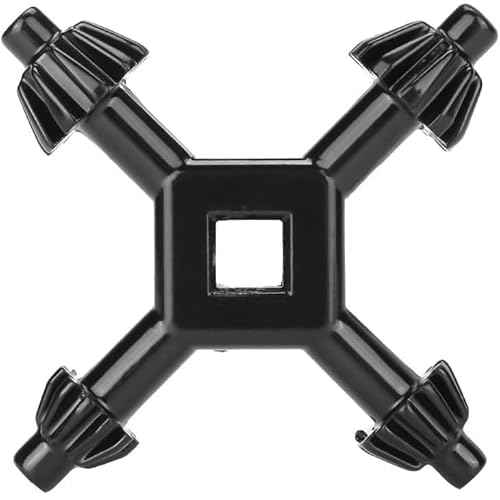 4 in 1 Drill Chuck Key Wrench,Chuck Key For Drill Press,Electric Drill Chucks,Compatible with Most Drill Press & Power Tool Chucks (Black)