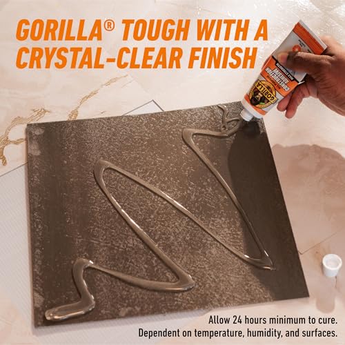 Gorilla Max Strength Clear Construction Adhesive 2.5 oz - 1 Pack