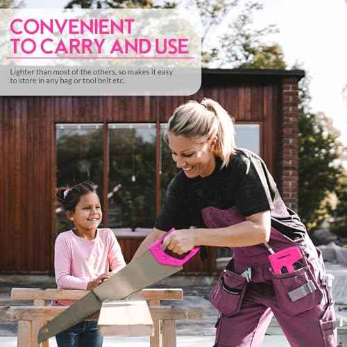 THINKWORK Light Duty Staple Gun, Pink Upholstery Staple Gun for Wood with 1600pcs JT21 Staples 1/4", 5/16", 3/8" and Staple Remover, Women Fabric Stapler Gun for Crafts, Wall, Arts, DIY, Decoration