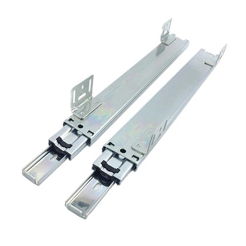 Heavy Duty Ball Bearing Drawer Slides 2X Drawer Slides 3 Section Drawer Slides Set Full Extension Guide Glides Drawer