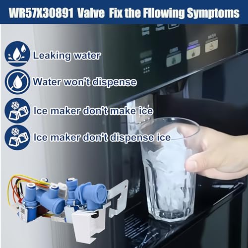 GE/Hotpoint Haier Refrigerator Water Inlet Valve WR57X30890 Replacement