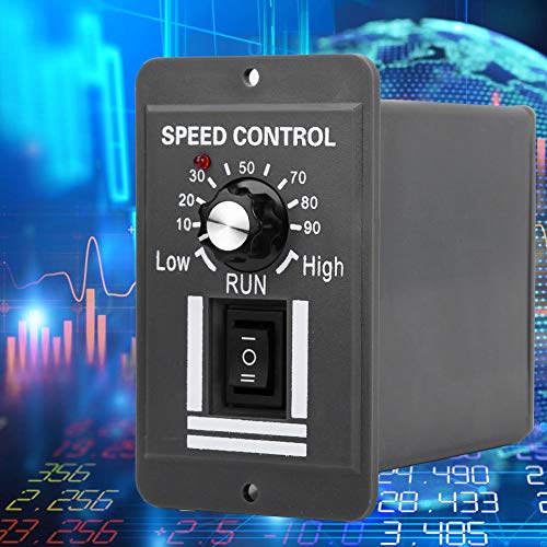 DC 12-60V 20A Motor Speed Controller for DC Brush Motors, Forward/Reverse Regulator