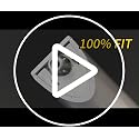 Wadoy ME16K3000AS Silver 12-1/8" Samsung Microwave Door Handle Replacement, DE94-02409C