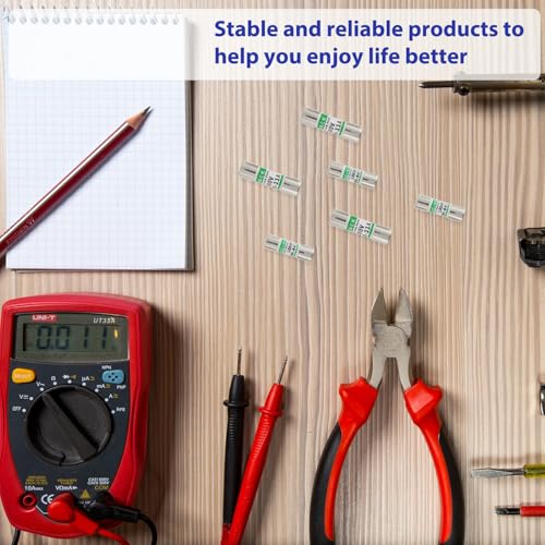BOJACK Multimeter Fuses DMM-11A & DMM-44/100 Pack of 6 Replacement Fast Blown Fuses