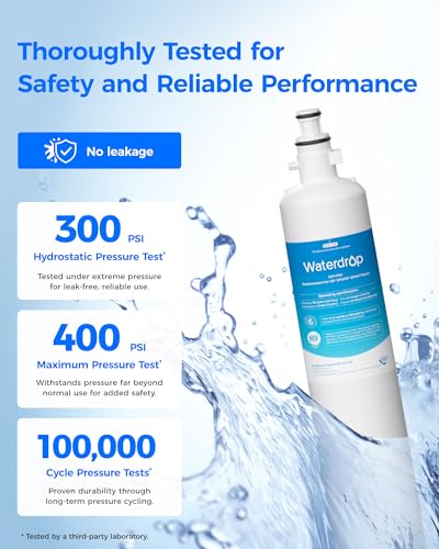 Waterdrop WD-F19C Water Filter Replacement Pack for GE RPWFE - 2 Pack