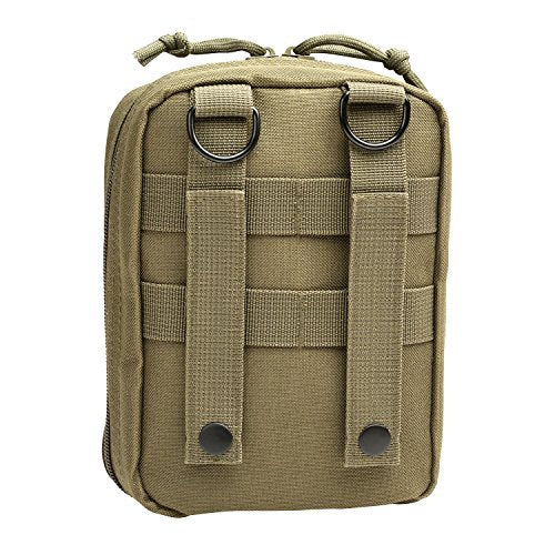 Orca Tactical First Aid Molle Pouch - Heavy Duty EMT Medical Kit for Military & Outdoors