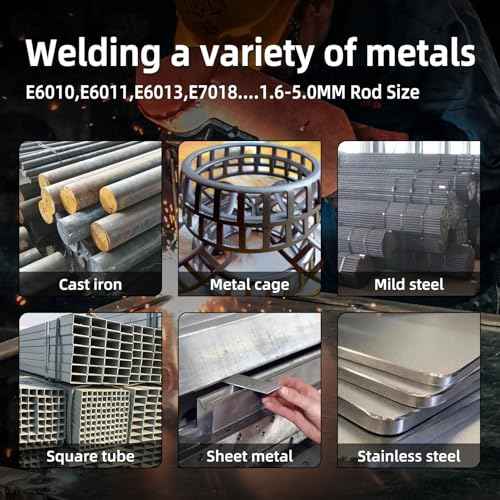 Mini Stick Welder, 135Amp ARC/Lift TIG Welding Machine with Synergic Control, IGBT Inverter Digital Display 110V Portable MMA Welder Machine with Hot Start, Arc force and Anti-Stick