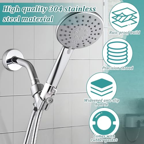 Carvedexquisitely 1 Pack Stainless Steel Shower Head Shut Off Valve 1/2" NPT Water Flow Control