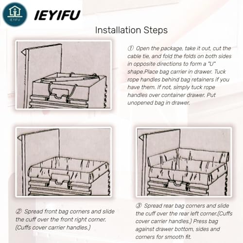 Genuine OEM 13030RP Trash Compactor Bag Caddy Carrier