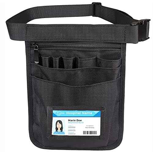 Medical Nurse Fanny Pack, 11 Pockets Nurse tool Belt for Women, Nursing Bags for Work Supplies with Multi Compartment,Nursing Waist Organizer Belt
