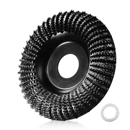 Wood Carving Disc 4 Inch,Wood Stump Grinder,Angle Grinding Wheel with 7/8¡±Arbor for Wood Carving, Shaping, Working,Tree Stump Remover