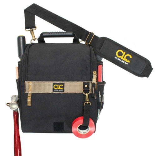 CLC Custom Leathercraft 1509 Zippered Professional Electricians Tool Pouch, 21 Pocket , Black
