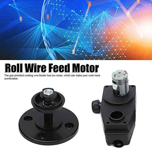 Roll Wire Feed Motor DC 24V 10W Soldering Wire Feeder Machine Welder Flux Core Wire Automatic Feed 0.6-1.0mm