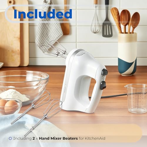 KitchenAid Hand Mixer Beater Attachments W10490648 Stainless Steel – 2 Pack