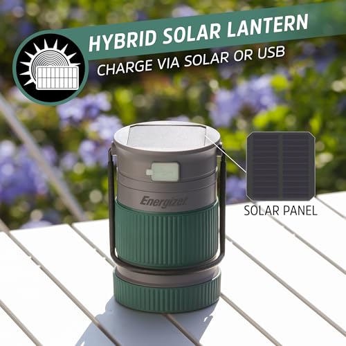 Energizer S-500 Hybrid Power LED Camping & Outdoor Solar Lantern - 1 Pack, 500 Lumens