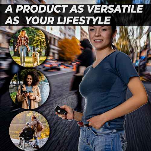 FIGHTSENSE Flashlight Stun Gun for Self Defense ? Rechargeable Stun Gun for Women ? Compact & Powerful Self Defense Flashlight