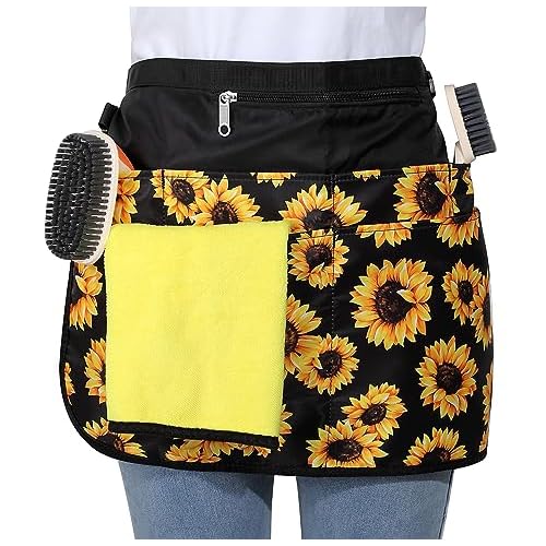 Waterproof Cleaning Apron with 7 Pockets, Cleaning Supplies for Housekeeping, Lightweight and Durable Maid Apron