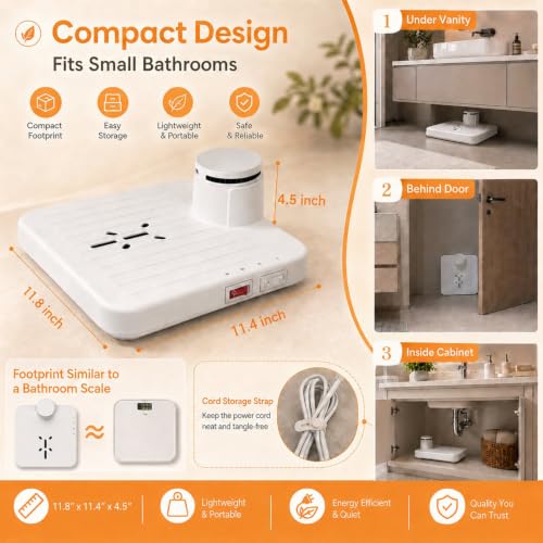 SXPFZY Standard Body & Feet Dryer for After Shower, Compact Warm & Cool Modes