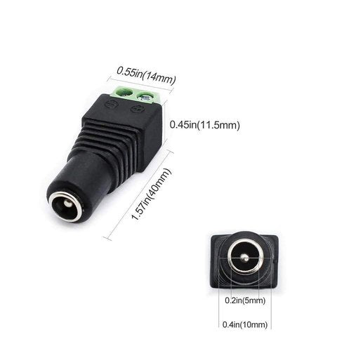 inShareplus 12V Power Supply, 12 Voltage 2A 24W Switching Power Supply, Drive, Power Adapter, AC 110V to 12 Volt Power Supply for LED Strip Light with 5.5/2.1mm DC Female Barrel Connector