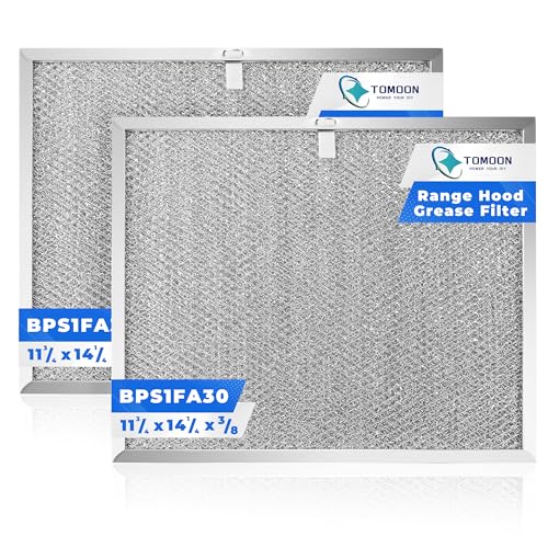 TOMOON 2 Pack BPS1FA30 Allure Range Hood Filter 30" Compatible, 99010299/99010305