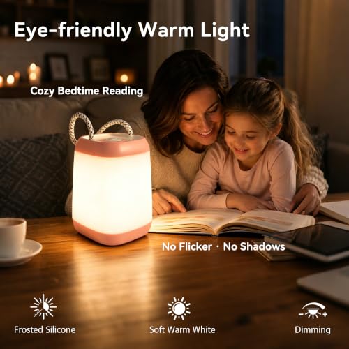 HOKOILN 2-Pack Portable LED Camping Lanterns - Battery Powered Tent Lights