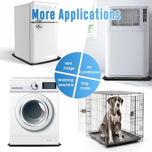 VANPET 22'' x 21'' Drip Tray - Large Heavy-Duty Oil Drain Pan for Mini Fridge, Portable AC, Washer, Dishwasher (1 PCS)