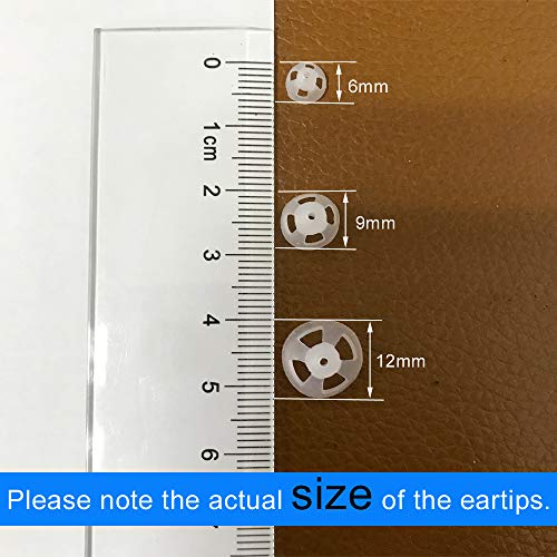 £¨10 pcs£© Hearing Amplifier Dome Open Fit Ear Tip Earplug Earbuds for RIC Hearing Aids (M ¥õ9mm)