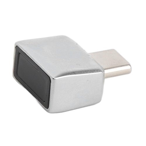 USB C Fingerprint Reader with 0.5 Second Recognition Speed and 360 Degree Touch, Zinc Alloy Biometric Fingerprint Login Scanner for 10, 11, Users Friendly Secure Logins