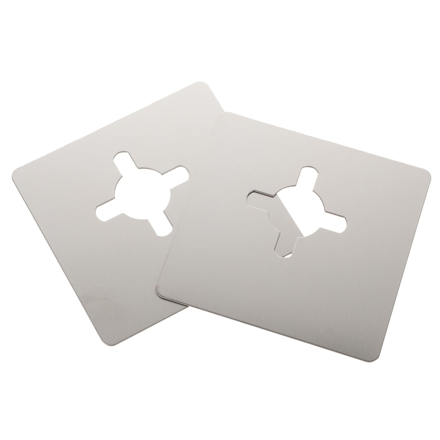 POPETPOP 2pcs Door Reinforcement Plate Door Knob Repair Security Bracket for Covering Damaged Areas and Strengthening Locks