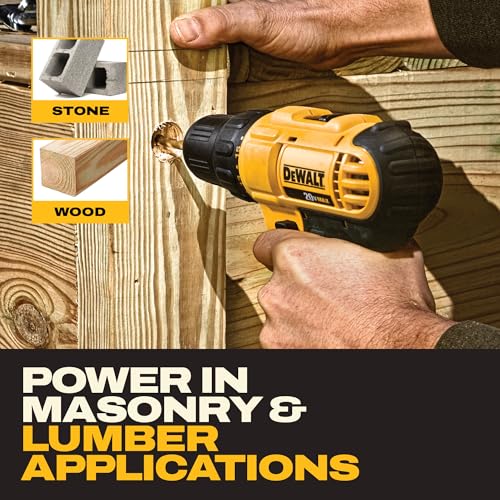 DEWALT 20V MAX Cordless Drill and Impact Driver Set, Compact & Powerful