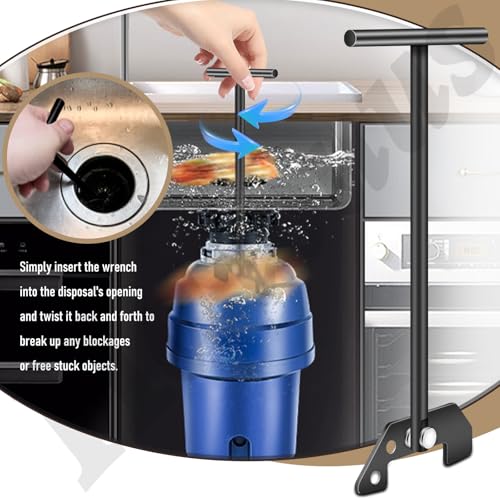 Universal Garbage Disposal Unjamming Wrench for Moen InSinkErator Waste King