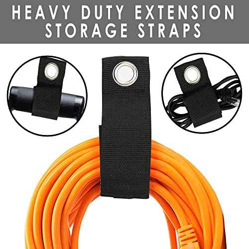 Steel Garage Storage Hooks - 16 Pack Anti-Slip Coating, Heavy Duty Wall Mount Hooks for Hanging Bike, Ladder, Garden Tools