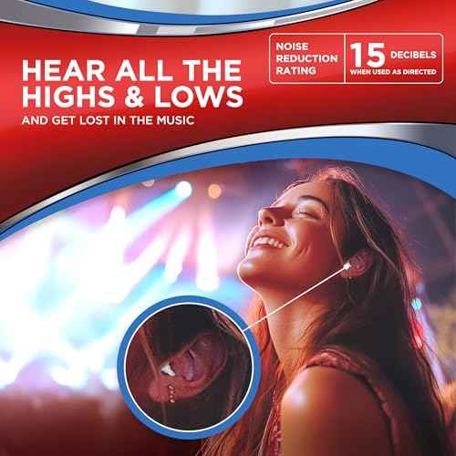 HEAROS High Fidelity Musician Ear Plugs Ultimate In Comfortable And Hearing Protection Professional Musicians Earplugs Noise Cancelling Earplugs For Concerts Motorcyclists Loud Events (1 Pair)