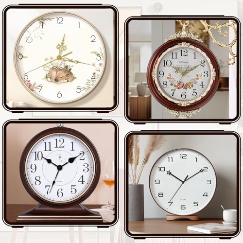 15 Pack Clock Mechanism Replacement Kit with 20 Pairs of Clock Hands, Thread Length 3/8 in+1/2 in+5/8 in