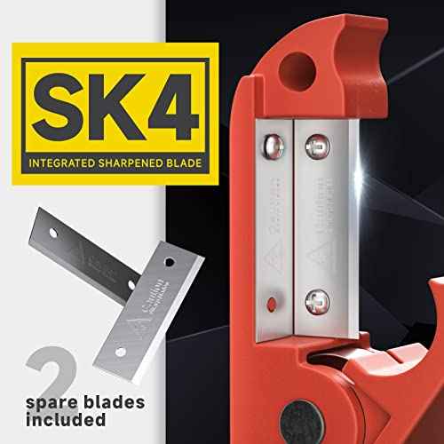 iCrimp Round Cable Stripper for AWG 12 to 4/0, Adjustable Cable Jacket Stripper,Wire Stripping Tool with 2 Spare Blade