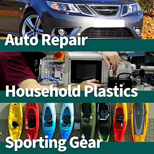 YIHUA 960-V Portable Plastic Welding Kit Hot Stapler with LED Light, 200 Hot Staples, Assistive Cutter for Plastic Crack Repair, Car Bumper Repair, Gas Tank Plastic Repair, Handy Tool for Car Dash