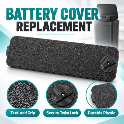 Trash Can Battery Cover for Mainstays 13.2 Gallon Automatic Bin – 2 Pack Replacement
