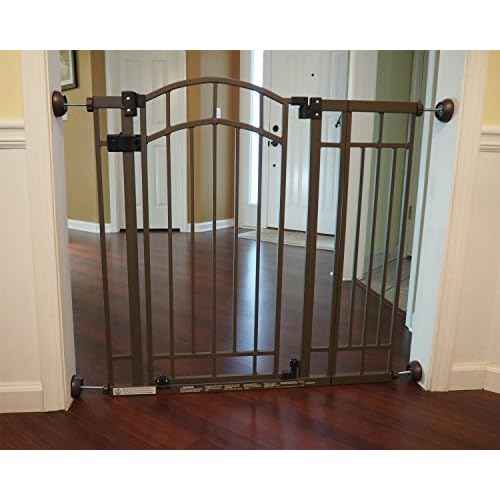 Small Wall Protector 4 Pack - Bronze - Cup Pads to Guard Your Walls from Pressure Mounted Baby Gates, Pet Gates, Safety Gates, Shower Curtain Rods, and More (4 Pack, Bronze)