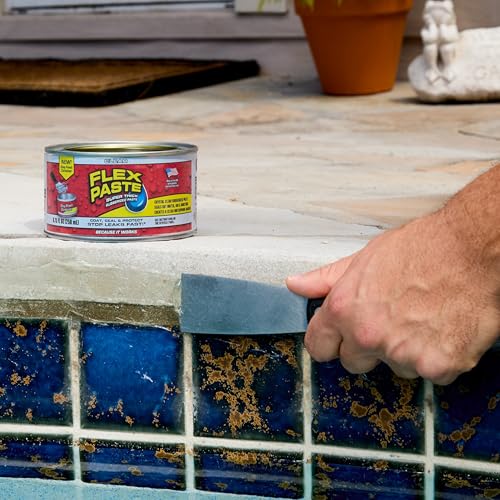Flex Paste Rubberized Waterproof Sealant Paste - Clear, Half-Quart