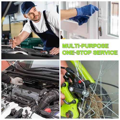 3/16" Ball End Hex Key Set, 6pcs L-Shaped Allen Wrenches Long Arm, CR-V Steel, Black Oxide Finish, High Torque Repairing Tool for Furniture, Bike, Equipment Maintenance