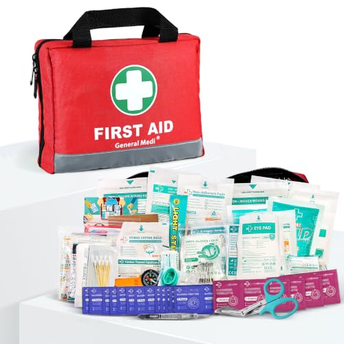 General Medi 309-Piece First Aid Kit Emergency Medical Supplies