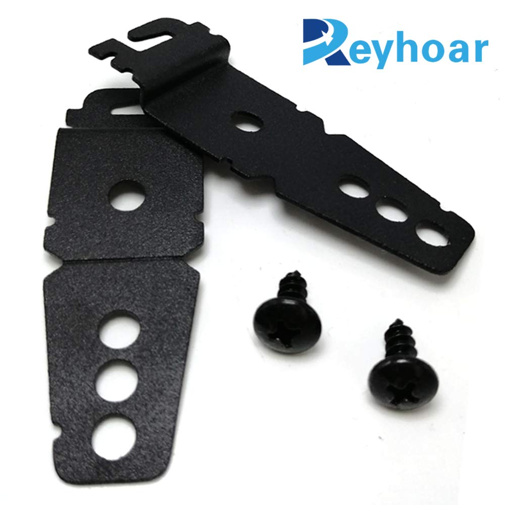 (Upgraded) 2 Pack 8269145 Dishwasher Mounting Bracket Black Replacement with Screws Compatible with Whirlpool & KitchenAid Dishwashers, Replaces Wp8269145, Ap3039168, Ps393134