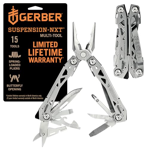 Gerber Suspension NXT 15-in-1 Multitool Pliers EDC Knife Stainless Steel - Variation 1