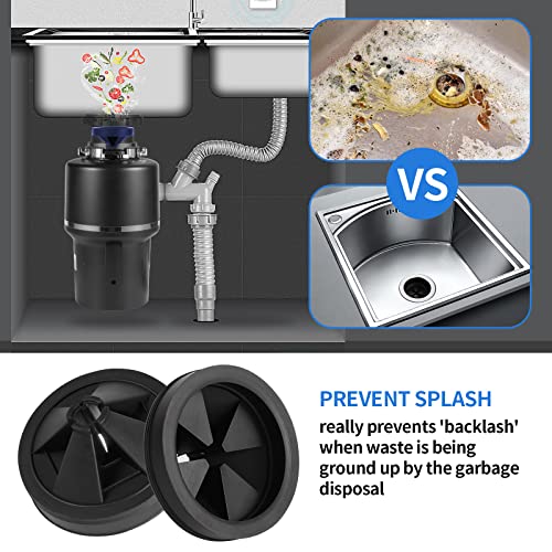 RQYEKDO 3-1/8" Upgraded EPDM Garbage Disposal Splash Guard, 1 Pack