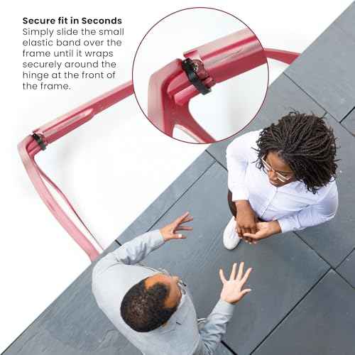 Eyeglass Temple Tighteners | 10 Pieces (5 Pairs) | Black