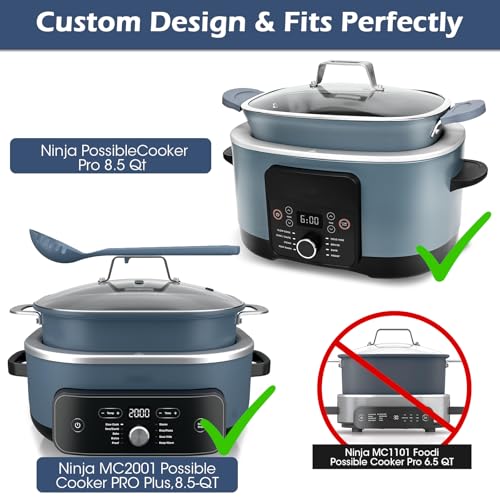 Ninja Slow Cooker Silicone Handle Cover Sleeve - Heat-Resistant 500°F