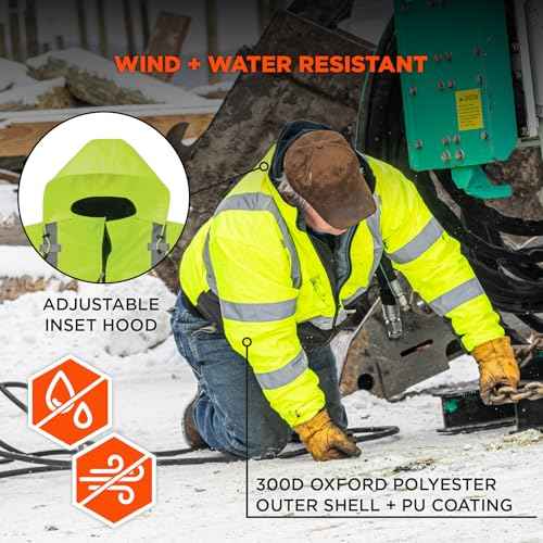 Ergodyne Hi Vis Bomber Safety Jacket