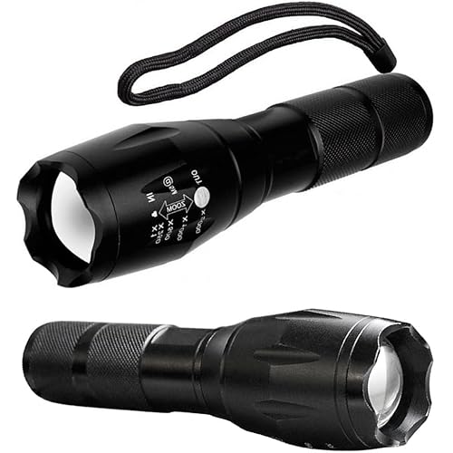 Military Grade 5 Mode High Lumens Tactical Led Waterproof Flashlight (4-Pack)